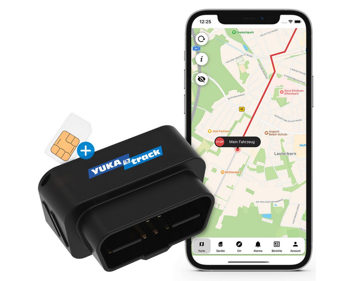 OBD (2G) GPS-Tracker (europaweite Datenflat für 12 Monate) von OTTO