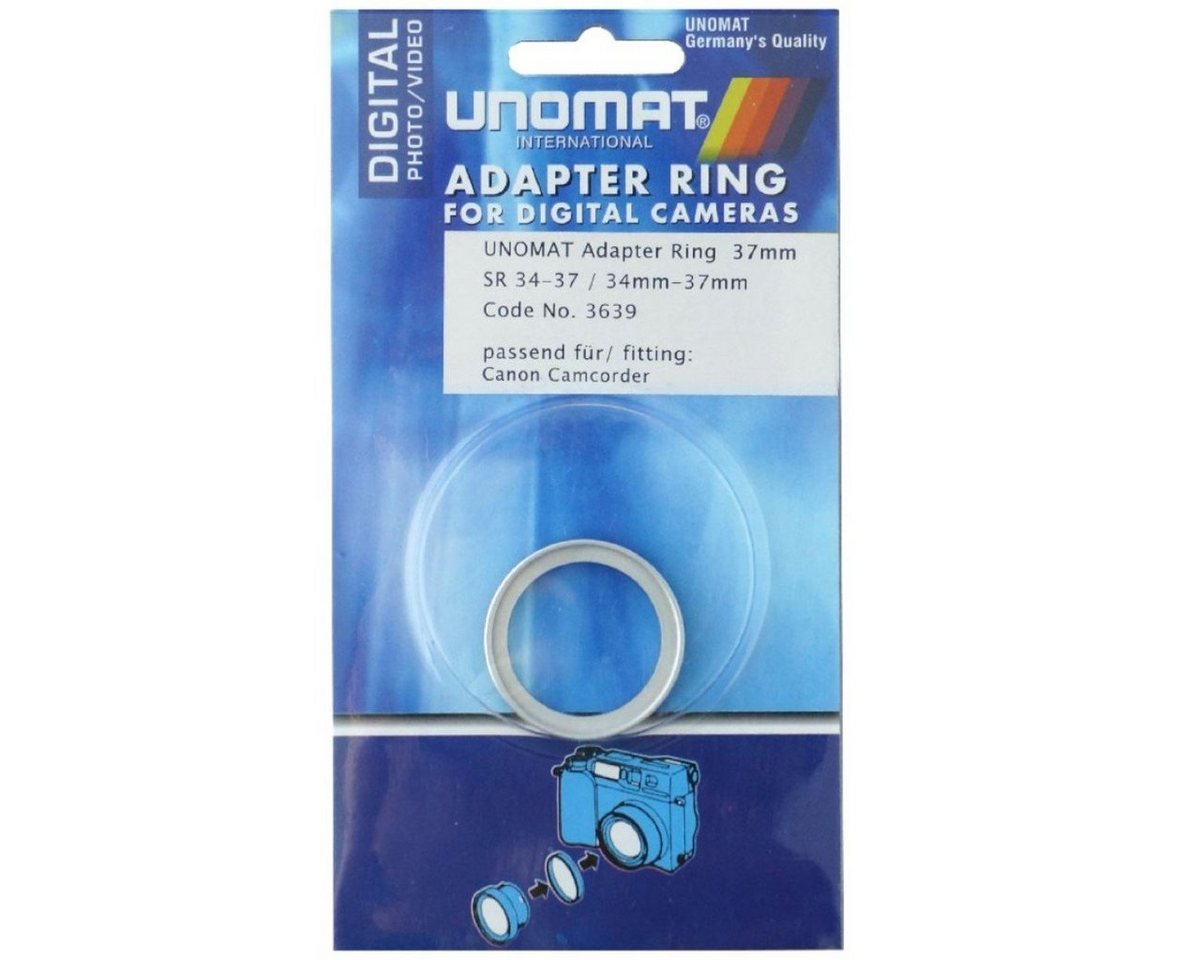 Objektivring Unomat Filter-Adapter Objektiv 34mm Filter 37mm, Adapter-Ring 34-37 mm, Step up Ring, passend für Kamera, DSLR, SLR etc von OTTO