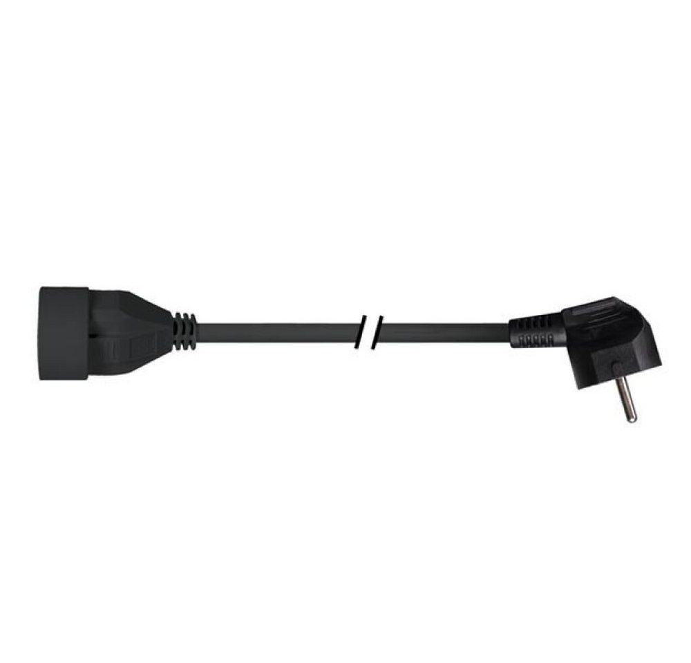 PEREL VERLÄNGERUNGSKABEL - 1.5 m - WINKELSTECKER - SCHWARZ Verlängerungskabel PEREL VERLÄNGERUNGSKABEL - 1.5 m - WINKELSTECKER - SCHWARZ Verlängerungskabel von PEREL