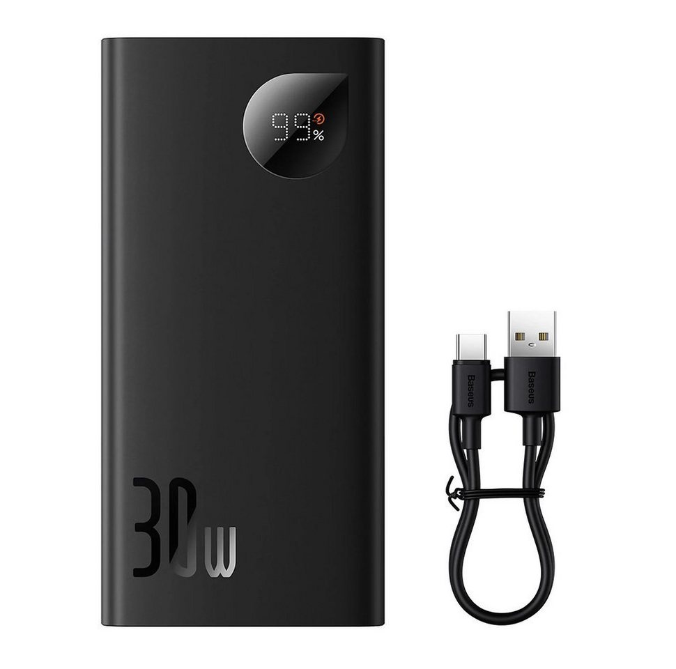 Powerbank 10000mAh, 2xUSB, USB-C, 30W (schwarz) Powerbank von OTTO