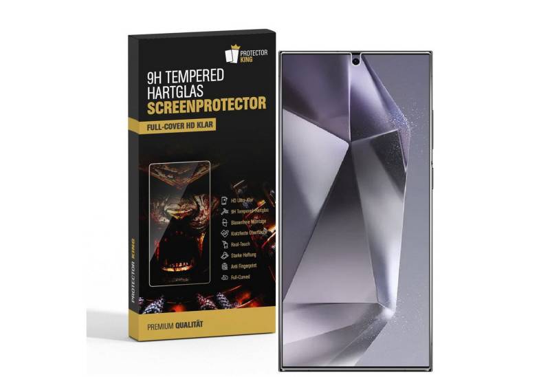 Protectorking Schutzfolie 2x 9H Panzerglas für Samsung Galaxy S25 Ultra HD KLAR echtes Tempered, (2-Stück), echtes Tempered 9H Glass HD klar von Protectorking