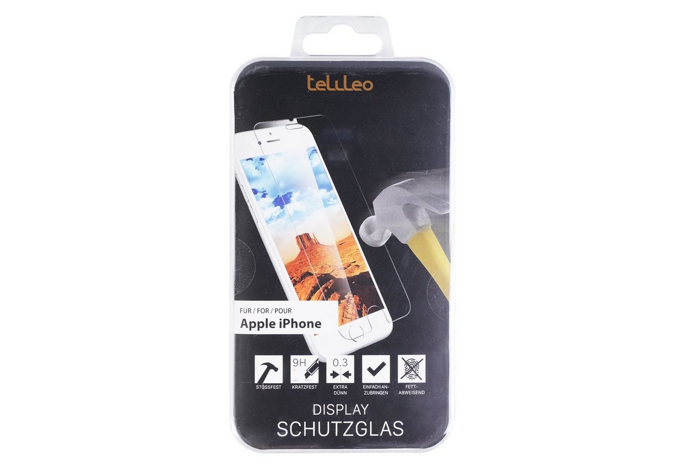 Schutzfolie Glas-Folie Schutz-Folie Display-Glas Klar, 9H starker Schutz Dünn + Stark für Apple iPhone SE 2022 SE 2020 8 7 von OTTO