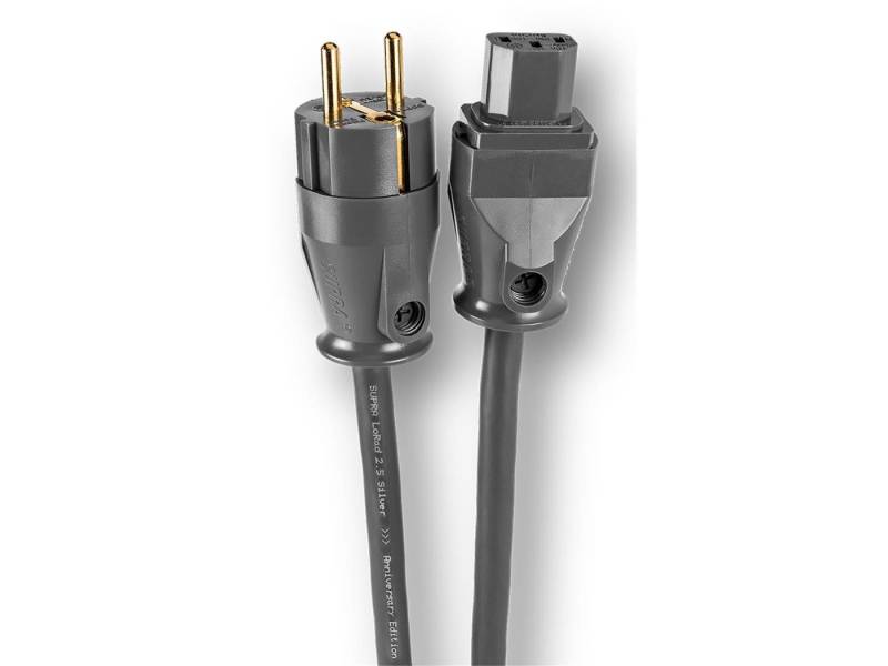 Supra Cables Supra Cables LoRad Netzkabel 2.5 SPC 2,0m Stromkabel, (200 cm) von Supra Cables