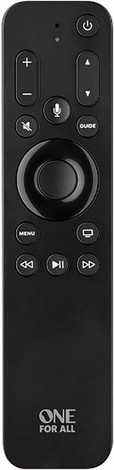 One for All URC 1110 Fernbedienung (3-in-1, Apple Siri Remote 3in1 mit Backlight) von One for All