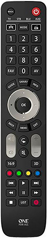 One for All URC 7145 Evolve 4 Universal-Fernbedienung (4-in-1) von One for All