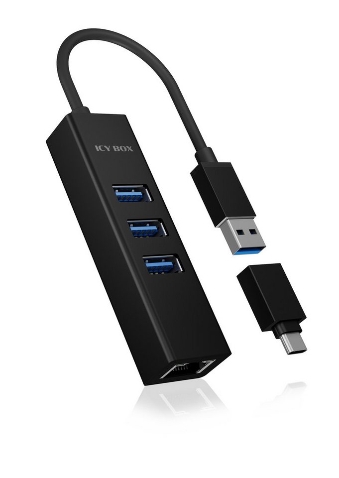 USB 3.0 HUB & LAN Adapter Netzwerk-Adapter von OTTO