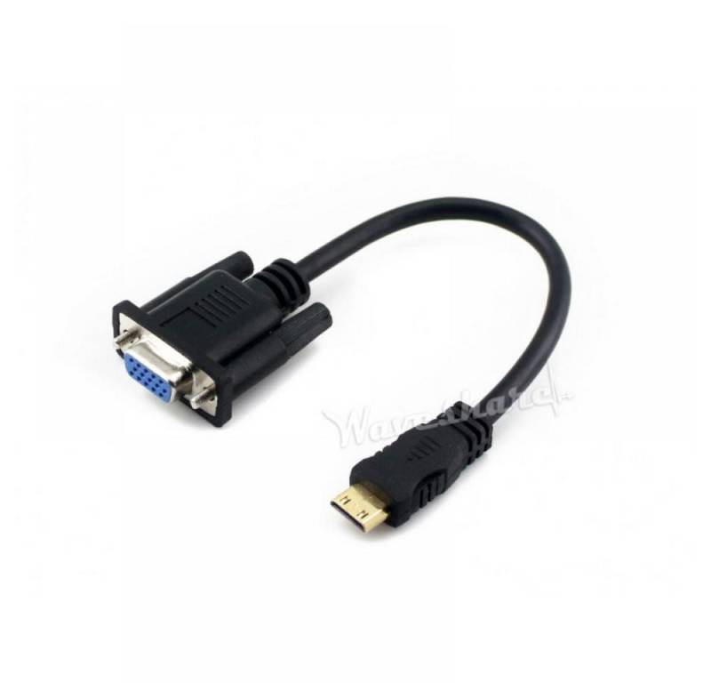 Waveshare Adapterkabel passend für Waveshare Displays, Mini HDMI Typ C Stecker - HDMI-Adapter von Waveshare