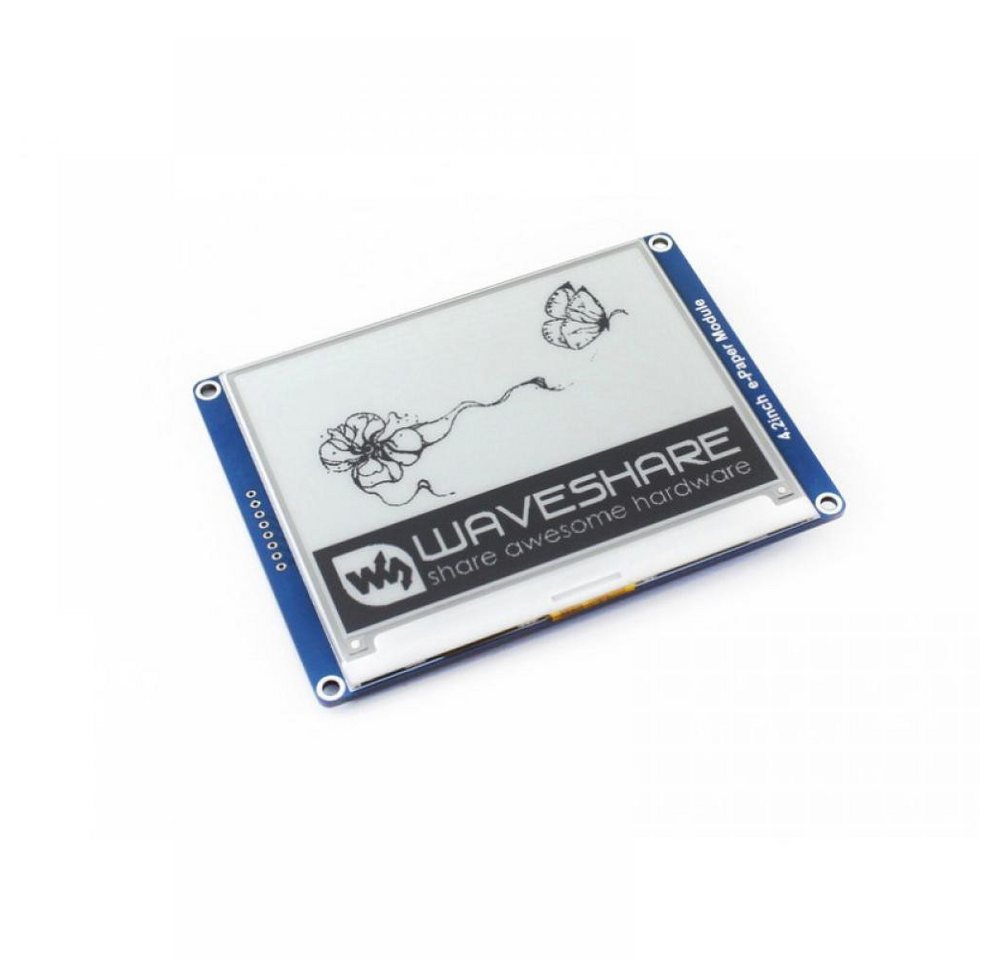 Waveshare LED-Display 4.2 400×300 ePaper Display Modul mit SPI Interface Waveshare LED-Display 4.2 400×300 ePaper Display Modul mit SPI Interface von Waveshare