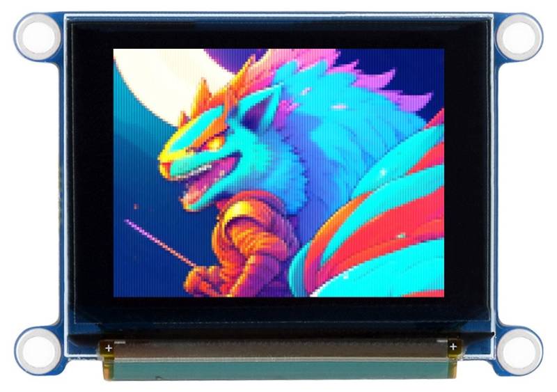 Waveshare LED-Display Waveshare 1,27 RGB OLED Displaymodul: 128×96 Auflösung, 262K Farben von Waveshare