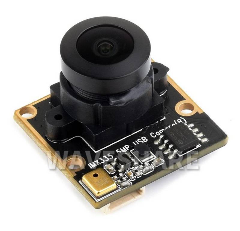 Waveshare Waveshare IMX335 5MP USB Kamera, 2K Video, 30 FPS, 2592×1944, Video-Adapter von Waveshare