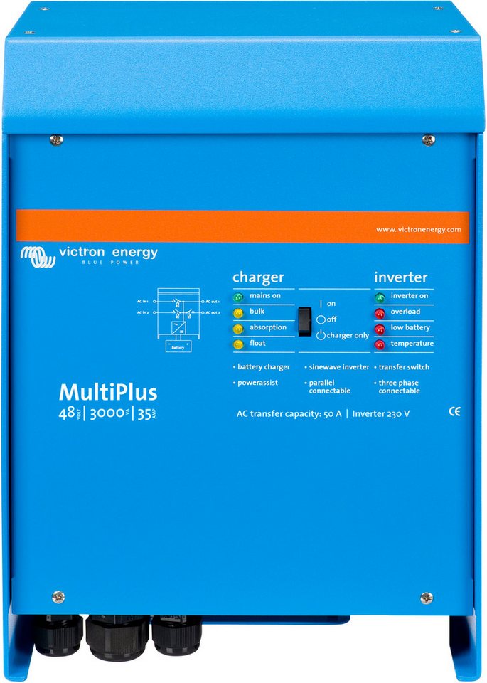 Wechselrichter »Inverter / Charger Victron MultiPlus 48/3000/35-16 230V«, 3000W - 48V DC zu 230V AC / 50Hz (Inverter) von OTTO