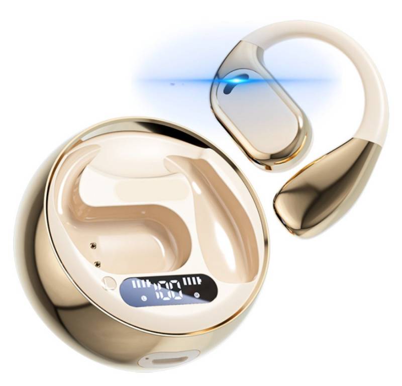 ibettertec Open Ear Kopfhörer, In Ear Ohrhörer, Bluetooth 5.4 Sport-Kopfhörer Open-Ear-Kopfhörer (Reduzierung des Anrufrauschens und Intelligente Bassoptimierung, ENC Noise Cancelling Earbuds, 72 Std Laufzeit, IPX4 Wasserdichte Kabellose Sport Bluetooth Kopfhörer mit Ohrhaken, für Übung, Büro und Langzeitgebrauc) von ibettertec