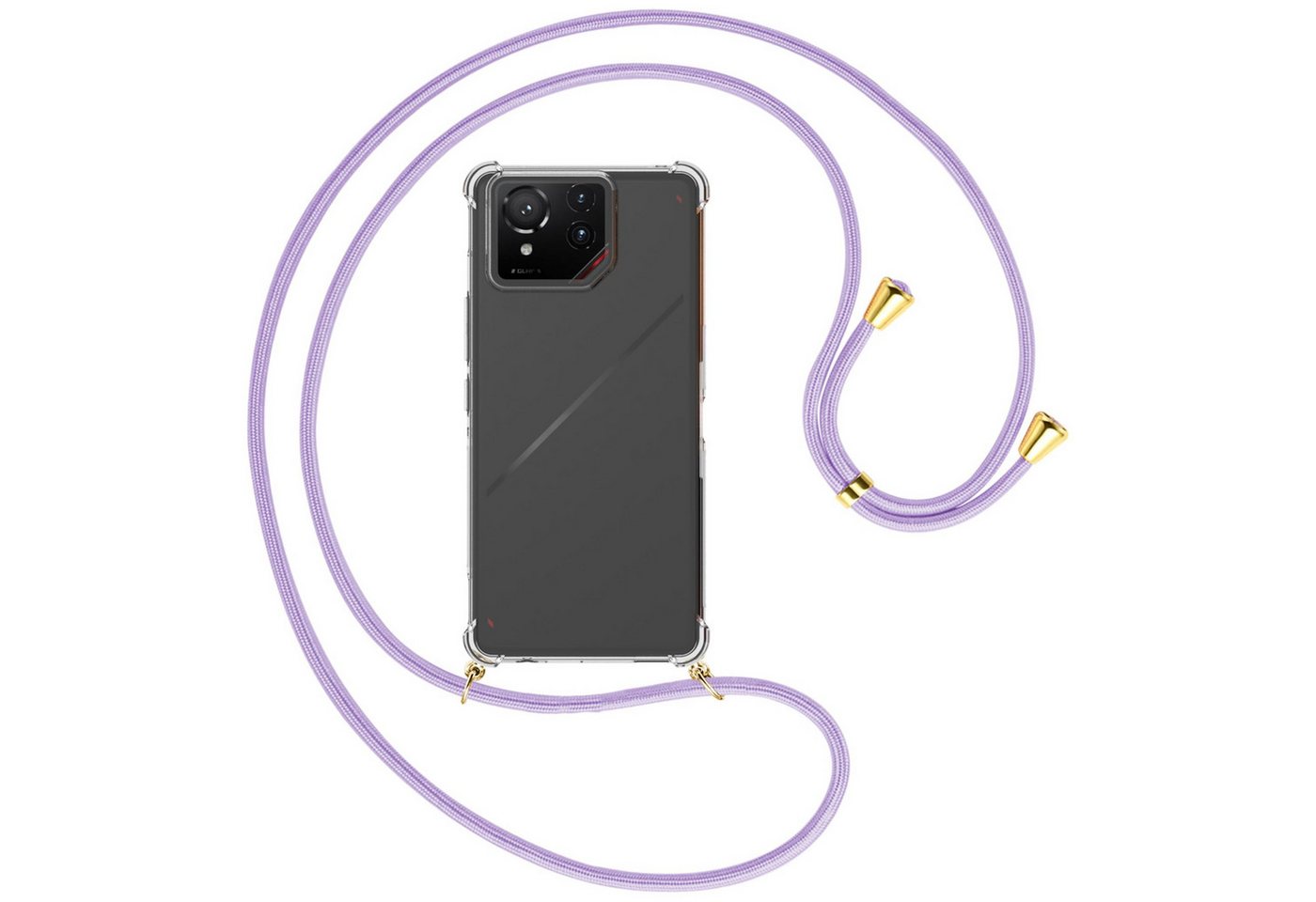 mtb more energy Handykette für ASUS ROG Phone 9 [NC-932-G], Umhängehülle mit Band [NC-932-G] von mtb more energy