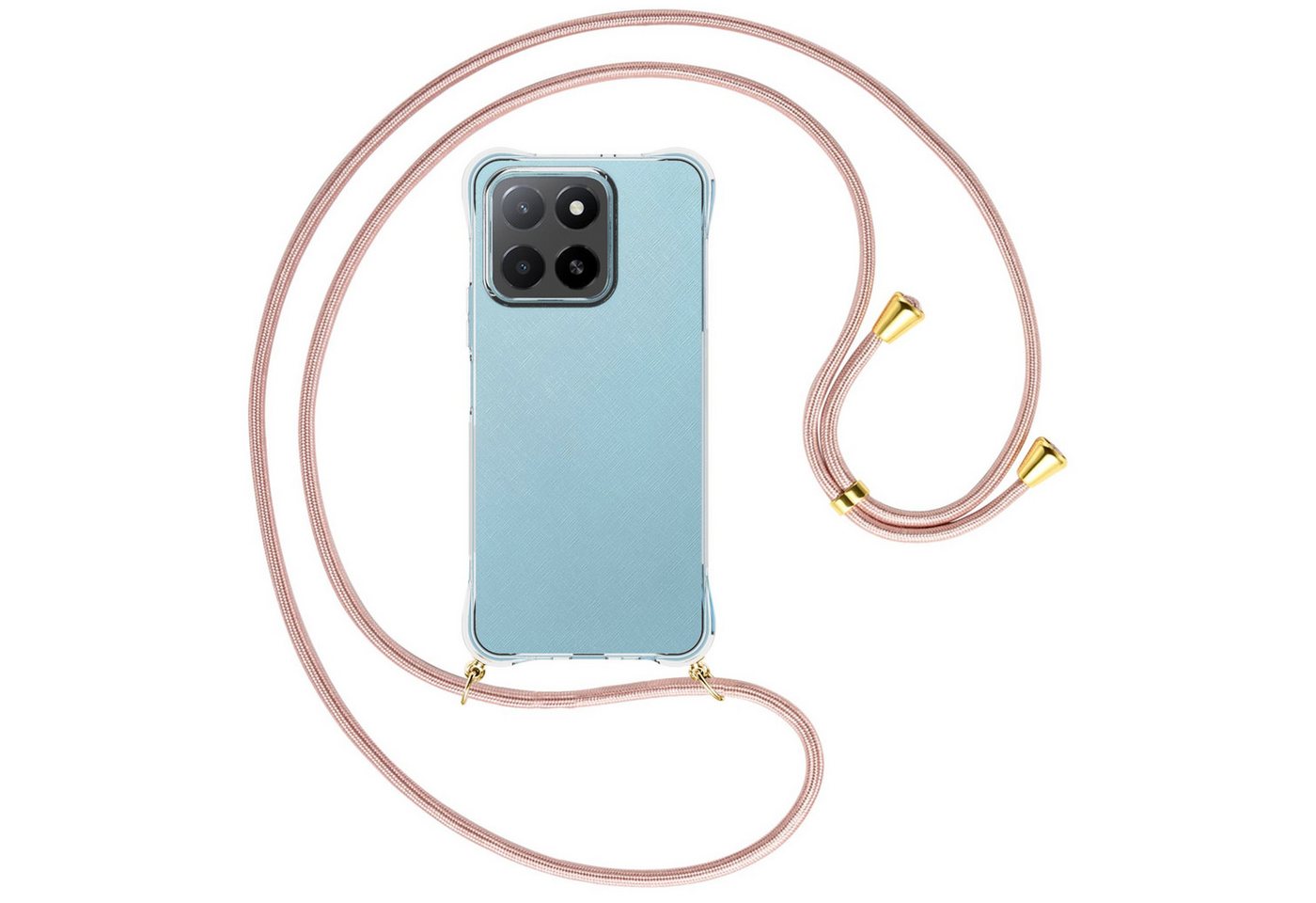 mtb more energy Handykette für Honor X5B 4G [NC-929-G], Umhängehülle mit Band [NC-929-G] von mtb more energy