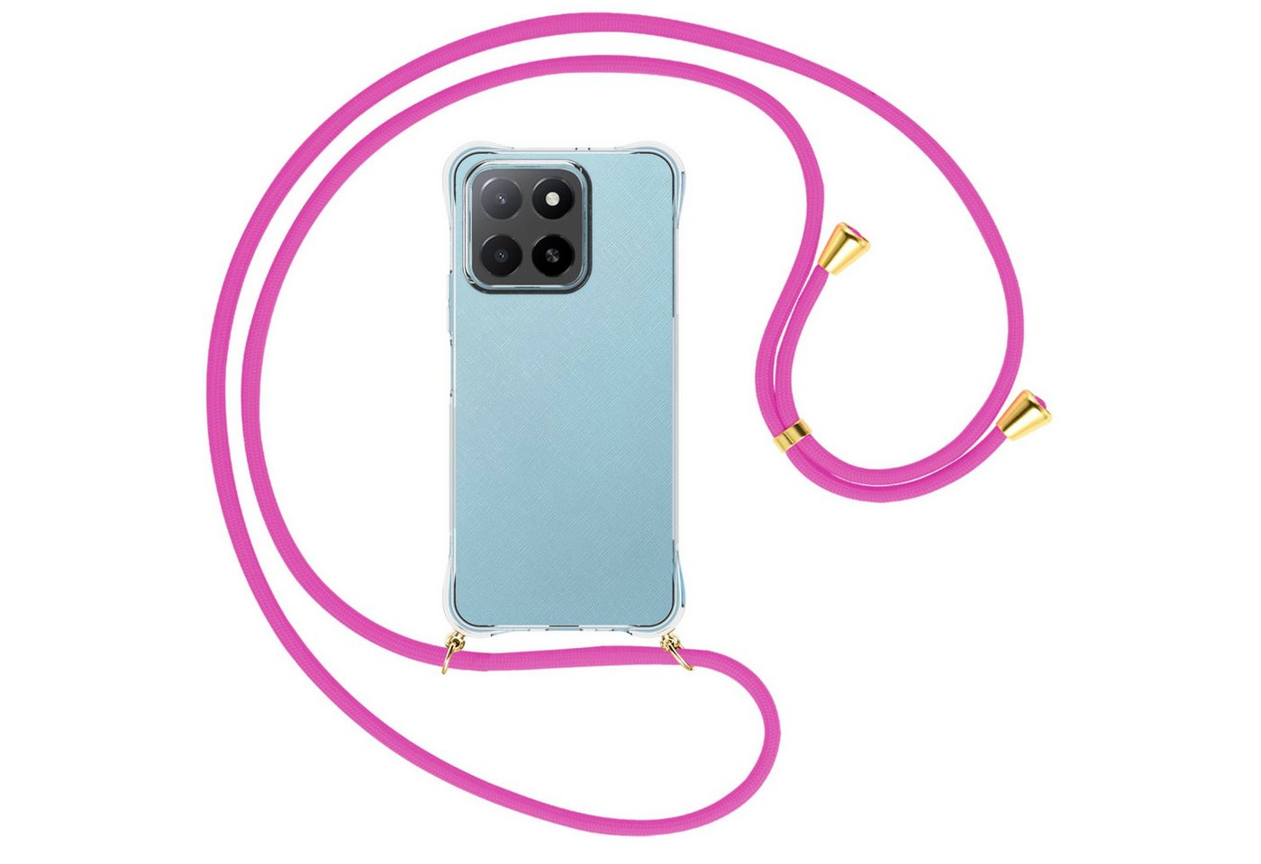 mtb more energy Handykette für Honor X5B 4G [NC-929-G], Umhängehülle mit Band [NC-929-G] von mtb more energy
