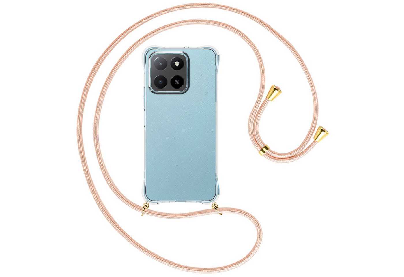 mtb more energy Handykette für Honor X5B 4G [NC-929-G], Umhängehülle mit Band [NC-929-G] von mtb more energy