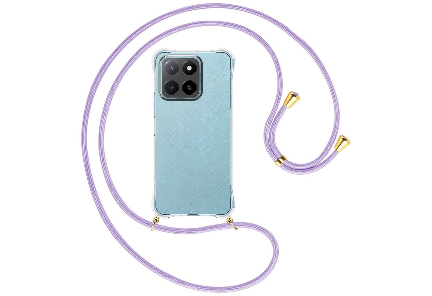 mtb more energy Handykette für Honor X5B 4G [NC-929-G], Umhängehülle mit Band [NC-929-G] von mtb more energy