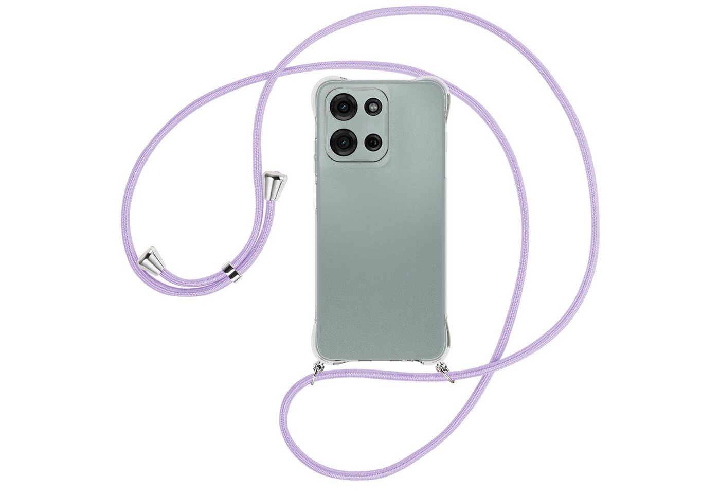 mtb more energy Handykette für Motorola Moto G Play 4G (2025) [NC-935-S], Umhängehülle mit Band [NC-935-S] von mtb more energy