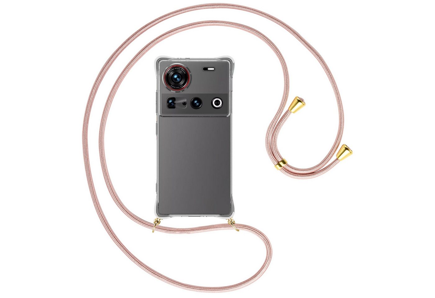 mtb more energy Handykette für Nubia Z70 Ultra 5G [NC-938-G], Umhängehülle mit Band [NC-938-G] von mtb more energy
