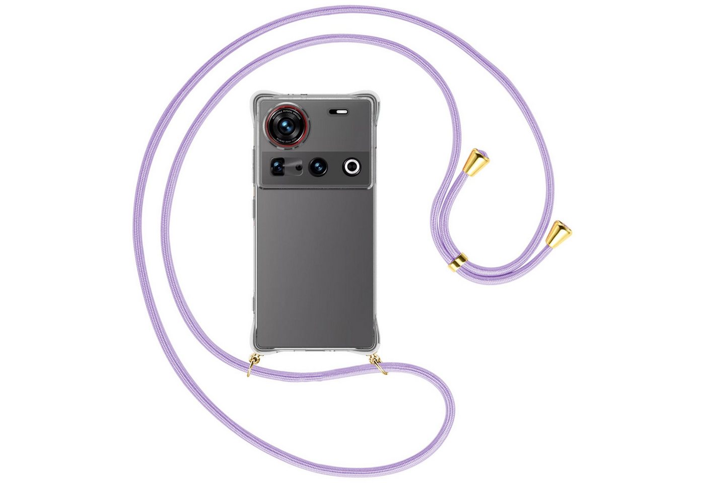 mtb more energy Handykette für Nubia Z70 Ultra 5G [NC-938-G], Umhängehülle mit Band [NC-938-G] von mtb more energy
