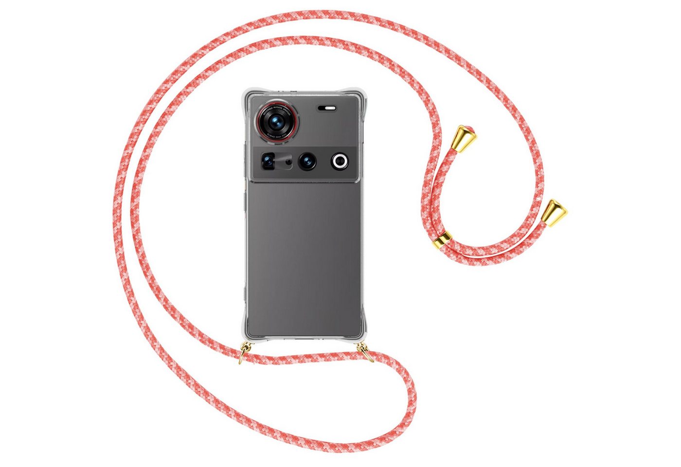mtb more energy Handykette für Nubia Z70 Ultra 5G [NC-938-G], Umhängehülle mit Band [NC-938-G] von mtb more energy
