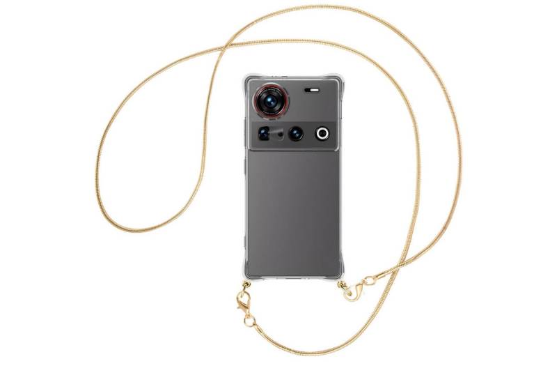 mtb more energy Handykette für Nubia Z70 Ultra 5G [NC-938-MK], Umhängehülle mit Metallkette [NC-938-MK] von mtb more energy