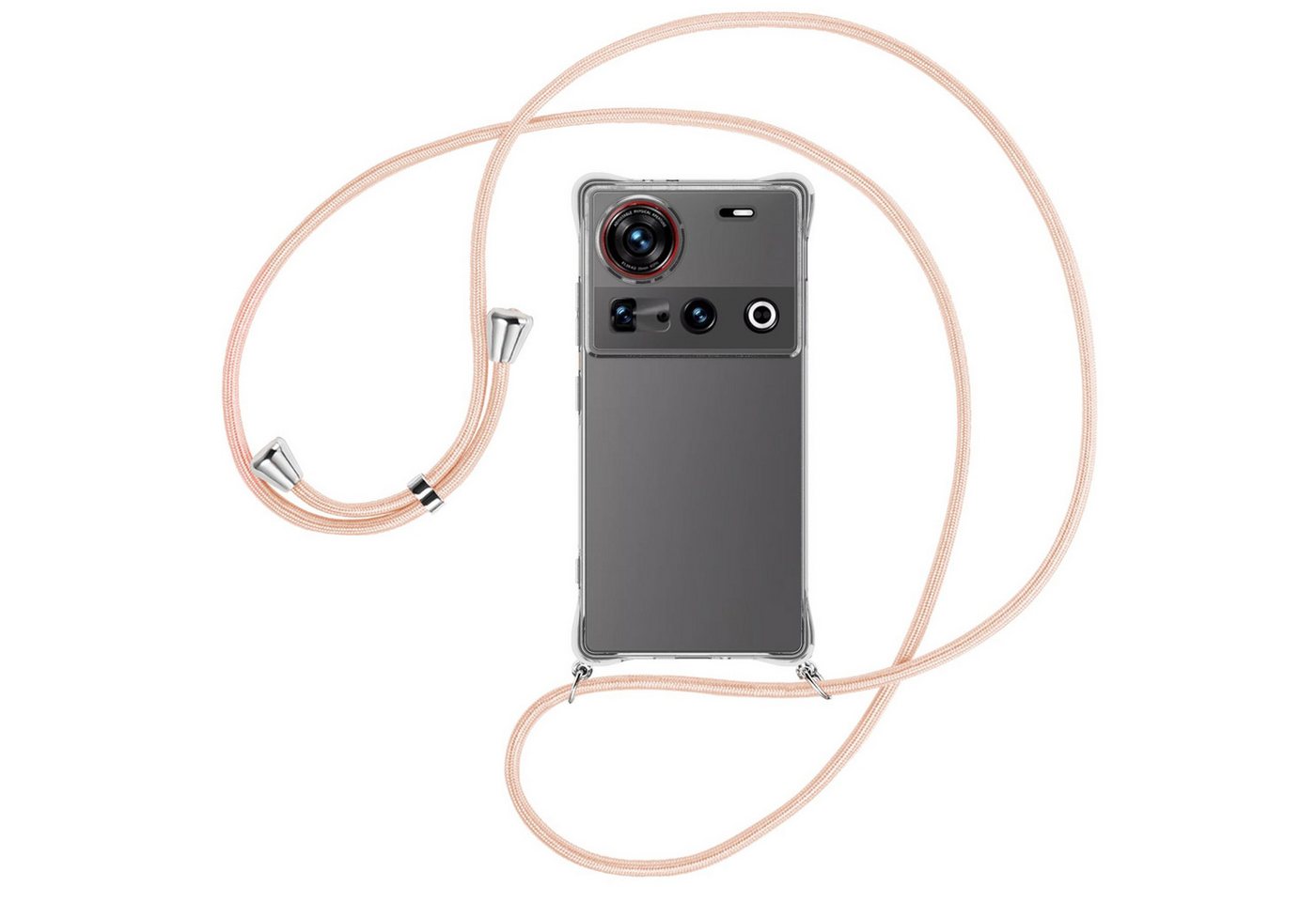 mtb more energy Handykette für Nubia Z70 Ultra 5G [NC-938-S], Umhängehülle mit Band [NC-938-S] von mtb more energy