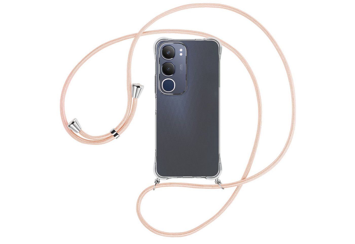 mtb more energy Handykette für Vivo Y19S 4G [NC-927-S], Umhängehülle mit Band [NC-927-S] von mtb more energy
