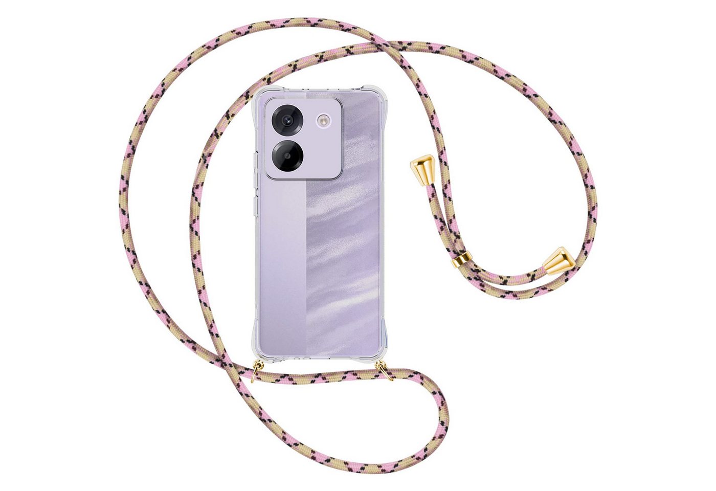mtb more energy Handykette für Xiaomi Poco M7 Pro 5G [NC-941-G], Umhängehülle mit Band [NC-941-G] von mtb more energy