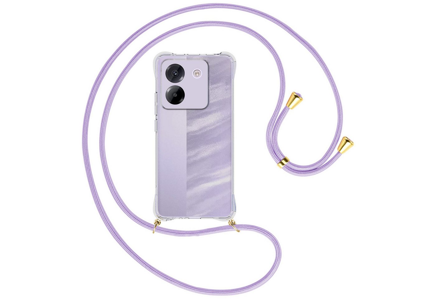 mtb more energy Handykette für Xiaomi Poco M7 Pro 5G [NC-941-G], Umhängehülle mit Band [NC-941-G] von mtb more energy