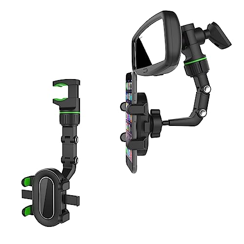 OUBELI Handyhalterung Auto Multifunktional Handyhalter, Universal 360 Grad Drehbarer Auto Handyhalter, Kompatibel mit alle Smartphones Mit 4-7 Zoll (iPhone/Samsung/Huawei/LG/Xiaomi usw) von OUBELI
