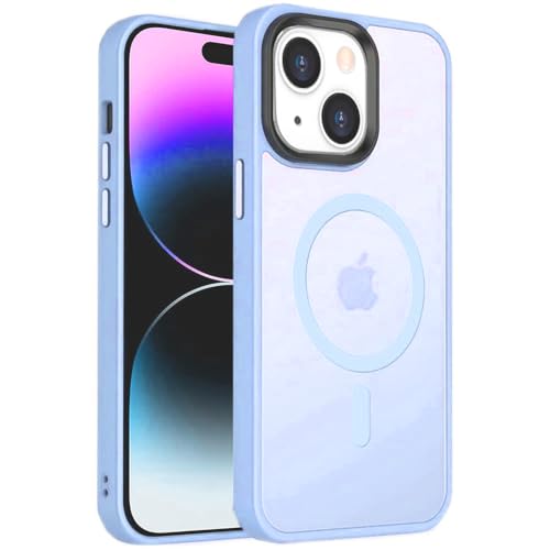 OUBELI Magnetisch Hülle für iPhone 15 Plus Handyhülle Kompatibel mit Magsafe Mattes Ultimatives Berühren Gefühl Dünn PC Kratzresistente Rückseite Stoßfest TPU Bumper -blau OUBELI Magnetisch Hülle für iPhone 15 Plus Handyhülle Kompatibel mit Magsafe Mattes Ultimatives Berühren Gefühl Dünn PC Kratzresistente Rückseite Stoßfest TPU Bumper -blau von OUBELI