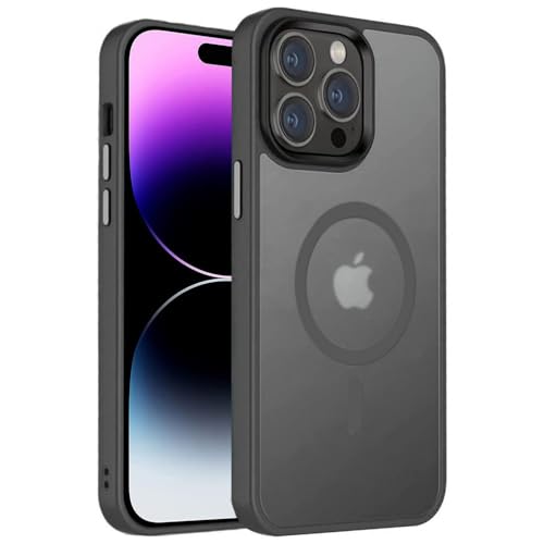 OUBELI Magnetisch Hülle für iPhone 15 Pro Max Handyhülle Kompatibel mit Magsafe Mattes Ultimatives Berühren Gefühl Dünn PC Kratzresistente Rückseite Stoßfest TPU Bumper -Schwarz OUBELI Magnetisch Hülle für iPhone 15 Pro Max Handyhülle Kompatibel mit Magsafe Mattes Ultimatives Berühren Gefühl Dünn PC Kratzresistente Rückseite Stoßfest TPU Bumper -Schwarz von OUBELI
