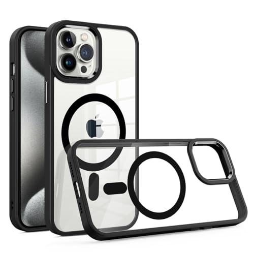 OUBELI Transparente Magnetische Hülle Kompatibel mit iPhone 13 Pro Entwickelt für MagSafe Nie Vergilbung Militärschutz Flüssigsilikon Kratzfeste Dünne Stoßfeste Handyhülle,lila OUBELI Transparente Magnetische Hülle Kompatibel mit iPhone 13 Pro Entwickelt für MagSafe Nie Vergilbung Militärschutz Flüssigsilikon Kratzfeste Dünne Stoßfeste Handyhülle,lila von OUBELI