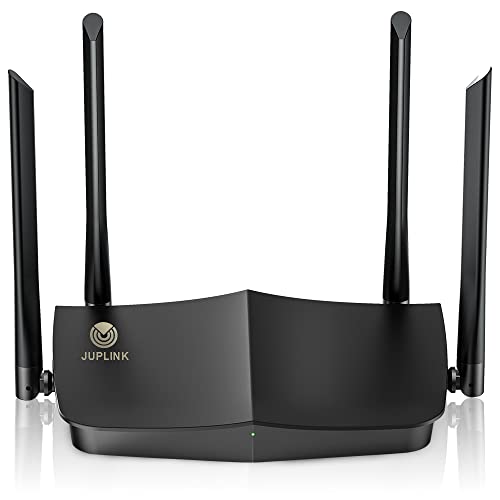 WLAN Router WiFi 6 Router (1200 Mbps/5G+600 Mbps/2.4G) Dualband, 4X Gigabit LAN, MU-MIMO, WPA3, Gastzugang, VPN, WPS, Mesh von OUBO