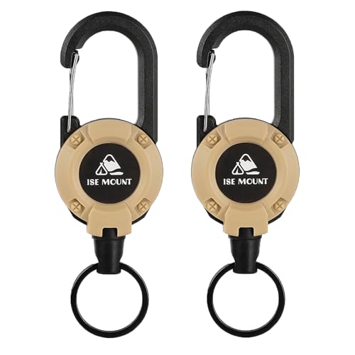 2 Stück Schlüsselanhänger Ausziehbar, Strapazierfähiger Karabiner-Ausweishalter, Taktische Schlüsselbund mit Einziehbarer 60 cm Stahlschnur, Wasserdicht Ausweis Jojo, 8 oz 2 Stück Schlüsselanhänger Ausziehbar, Strapazierfähiger Karabiner-Ausweishalter, Taktische Schlüsselbund mit Einziehbarer 60 cm Stahlschnur, Wasserdicht Ausweis Jojo, 8 oz von OUCONGK