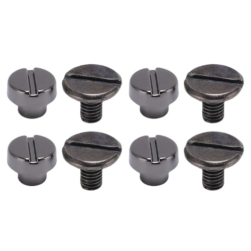 50 Sets Hochfestigkeit Zinklegierung Flacher Kopf Geschlitzte Nietschraubenset, Praktisch und Praktisch, für Lederhandwerk, Kleidungsdekoration, Nietschrauben -Set 50 Sets Hochfestigkeit Zinklegierung Flacher Kopf Geschlitzte Nietschraubenset, Praktisch und Praktisch, für Lederhandwerk, Kleidungsdekoration, Nietschrauben -Set von OUCRIY