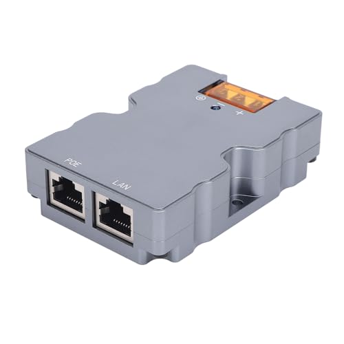GigE PoE Injektor, 320W High Power 48-57V 6A, kompatibel 10Mb/s 100Mb/s 1000Mb/s, +V Pins 1, 2,3,6, -V Pins 4,5,7,8, Guard, für hohe Leistung, für flache Hochleistung GigE PoE Injektor, 320W High Power 48-57V 6A, kompatibel 10Mb/s 100Mb/s 1000Mb/s, +V Pins 1, 2,3,6, -V Pins 4,5,7,8, Guard, für hohe Leistung, für flache Hochleistung von OUCRIY
