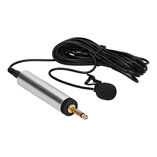 OUCRIY Professionelles Kondensatormikrofon, Lavalier-Ansteckmikrofon, Clip-on-Instrumentenmikrofon für Gitarre, Saxophon, Trompete, Violine, Klavier OUCRIY Professionelles Kondensatormikrofon, Lavalier-Ansteckmikrofon, Clip-on-Instrumentenmikrofon für Gitarre, Saxophon, Trompete, Violine, Klavier von OUCRIY