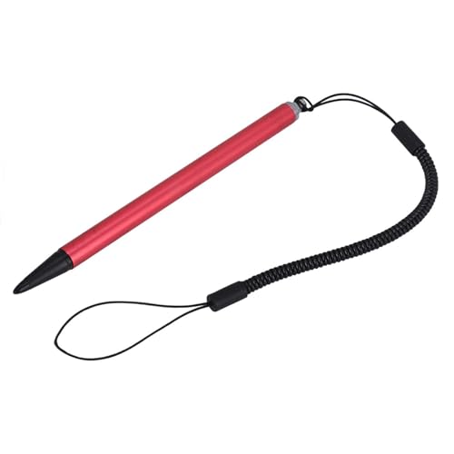Screen Touch Painting Pen Resistiver Stylus mit Federseil für POS PDA Navigator (Rot) von OUCRIY