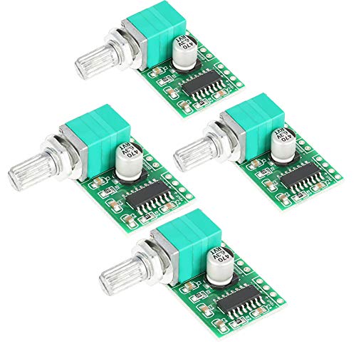 Mini Digital Audio -Verstärker -Leistungsmodul mit Potentiometer -Schaltungsstärke -Filter -Klangqualität für Musikliebhaber 4pcs von OUKENS