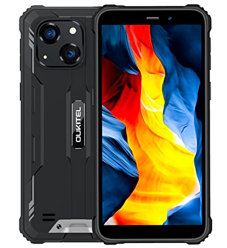 OUKITEL Android 12 Outdoor Handy Ohne Vertrag WP20 PRO, 20MP Zweifachkamera IP68 IP69K Robust Smartphone, Octa Core 4GB 64GB, 6300mAh Akku, 5,93'' HD+, Dual SIM, Gesichts Entsperrung, GPS NFC Schwarz OUKITEL Android 12 Outdoor Handy Ohne Vertrag WP20 PRO, 20MP Zweifachkamera IP68 IP69K Robust Smartphone, Octa Core 4GB 64GB, 6300mAh Akku, 5,93'' HD+, Dual SIM, Gesichts Entsperrung, GPS NFC Schwarz von OUKITEL
