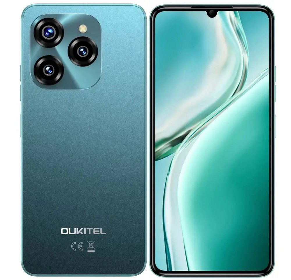 OUKITEL C50 5G Smartphone (17,27 cm/6.8 Zoll, 128 GB Speicherplatz, 50 MP Kamera, 6,8" HD+ Display handy, 5150mAh, MTK Dimensity 6100+, Dual SIM 5G, GPS) von OUKITEL