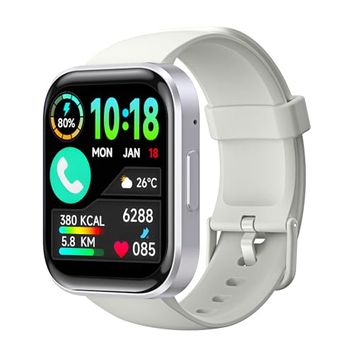 OUKITEL Smartwatch Damen Herren BT103, Fitnessuhr mit Telefonfunktion 1,91 Zoll Touchscreen, Wasserdicht Smart Watch mit schrittzähler Schlafmonitor, Sportuhr für Android iOS OUKITEL Smartwatch Damen Herren BT103, Fitnessuhr mit Telefonfunktion 1,91 Zoll Touchscreen, Wasserdicht Smart Watch mit schrittzähler Schlafmonitor, Sportuhr für Android iOS von OUKITEL