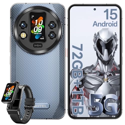 OUKITEL WP200 Pro 5G Outdoor Smartphone 72GB RAM+1TB ROM Android 15 Outdoor Handy Ohne Vertrag mit SmartWatch, 6,7” AMOLED FHD+ 120 Hz, 8800mAh/45W, 108MP Kamera, Gemini AI/ 5G Dual SIM/NFC/WiFi 6 OUKITEL WP200 Pro 5G Outdoor Smartphone 72GB RAM+1TB ROM Android 15 Outdoor Handy Ohne Vertrag mit SmartWatch, 6,7” AMOLED FHD+ 120 Hz, 8800mAh/45W, 108MP Kamera, Gemini AI/ 5G Dual SIM/NFC/WiFi 6 von OUKITEL
