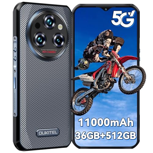OUKITEL WP35 Pro Outdoor Handy 5G - 11000mAh Outdoor Smartphone Ohne Vertrag Android 14, 36GB RAM + 512GB ROM Baustellenhandy 6,6 Zoll,64MP+32MP+8MP Nachtsicht-Kamera, NFC/GPS/Fingerabdruck/Face ID OUKITEL WP35 Pro Outdoor Handy 5G - 11000mAh Outdoor Smartphone Ohne Vertrag Android 14, 36GB RAM + 512GB ROM Baustellenhandy 6,6 Zoll,64MP+32MP+8MP Nachtsicht-Kamera, NFC/GPS/Fingerabdruck/Face ID von OUKITEL