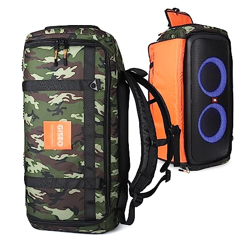 Taschen für JBL Partybox Bluetooth Lautsprecher Tragetasche Case Tragbar Tasche Reise Schutz Taschen für JBL Partybox Serie Bluetooth Party-Lautsprecher (for JBL partybox 310 Camouflage) von OUKNAK