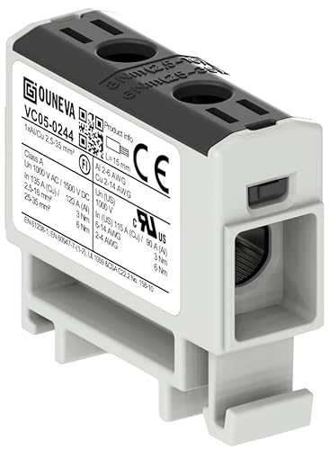 OTL-connector 2.5-35mm2, 1xAl/Cu, Black. 54pcs/box. OTL-connector 2.5-35mm2, 1xAl/Cu, Black. 54pcs/box. von OUNEVA