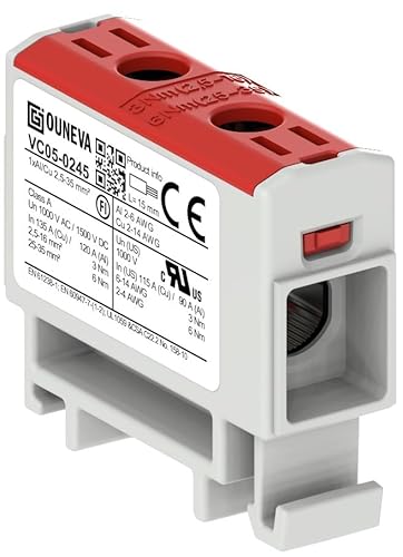 OTL-connector 2.5-35mm2, 1xAl/Cu, Red. 54pcs/box. OTL-connector 2.5-35mm2, 1xAl/Cu, Red. 54pcs/box. von OUNEVA