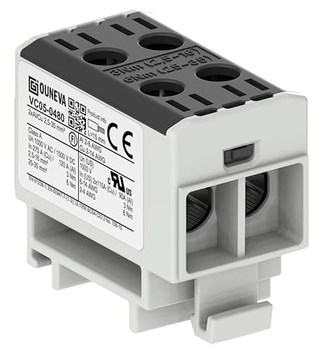 OTL-connector 2.5-35mm2, 2xAl/Cu, Black. 30pcs/box. OTL-connector 2.5-35mm2, 2xAl/Cu, Black. 30pcs/box. von OUNEVA